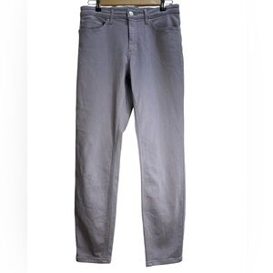Spanx Slim X Gray Stretch Denim Ankle Pants Size 31 | Shaping Fit